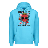Ocean Blue hang on let me girl math this Premium Hoodie - MaliasSmallBusiness