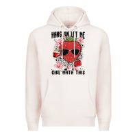 Pale Pink hang on let me girl math this Premium Hoodie - MaliasSmallBusiness