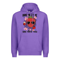 Purple hang on let me girl math this Premium Hoodie - MaliasSmallBusiness