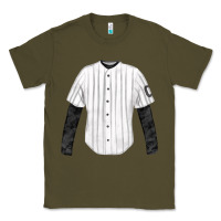 Army Green baseball uniform fa element Classic Tee - FaDigitalArtStudio