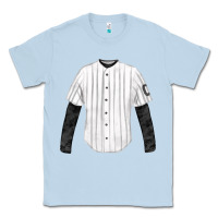 Dusty Blue baseball uniform fa element Classic Tee - FaDigitalArtStudio