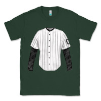 Sports Green baseball uniform fa element Classic Tee - FaDigitalArtStudio