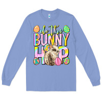 Colony Blue Do the bunny hop Easter Day Long Sleeve Tee - Neo Western