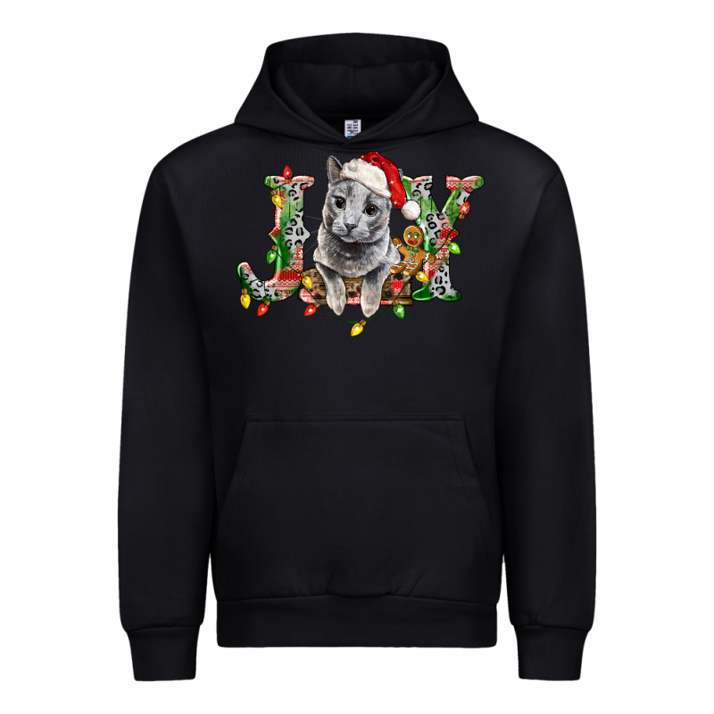 Russian Blue Cat Joy Urban Hoodie by LillyAllenDesigns | Teevron