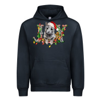 Navy Russian Blue Cat Joy Urban Hoodie - LillyAllenDesigns