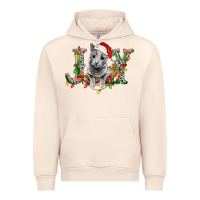 Sandshell Russian Blue Cat Joy Urban Hoodie - LillyAllenDesigns