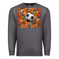Charcoal Heather soccer aztec glitter tumbler Premium Sweatshirt - Jasminsmagicworld