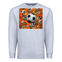 Heather Grey soccer aztec glitter tumbler Premium Sweatshirt - Jasminsmagicworld