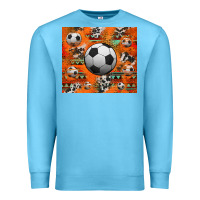 Ocean Blue soccer aztec glitter tumbler Premium Sweatshirt - Jasminsmagicworld
