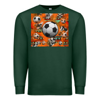 Sports Green soccer aztec glitter tumbler Premium Sweatshirt - Jasminsmagicworld