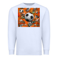 White soccer aztec glitter tumbler Premium Sweatshirt - Jasminsmagicworld