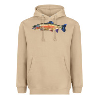 Mushroom Rainbow Trout Heavyweight Hoodie - LillyAllenDesigns