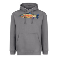 Storm Rainbow Trout Heavyweight Hoodie - LillyAllenDesigns