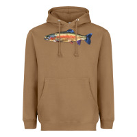 Toasted Coconut Rainbow Trout Heavyweight Hoodie - LillyAllenDesigns