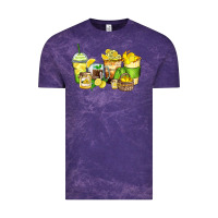 Cloud Purple lemon farm fresh coffee cups Vintage Tee - Zillion Design Studio