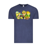 Vintage Denim lemon farm fresh coffee cups Vintage Tee - Zillion Design Studio
