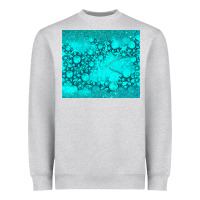 Heather Grey turquoise gemstone Heavyweight Sweatshirt - RanaPortraitStore