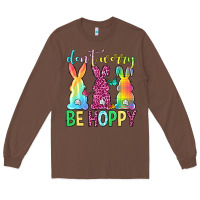 Chestnut Don't worry be hoppy Easter Day Long Sleeve Tee - Neo Western