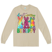 Mushroom Don't worry be hoppy Easter Day Long Sleeve Tee - Neo Western