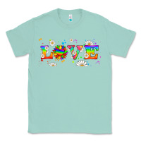 Seafoam lgbtq love libbey glass Classic Tee - HRA Design Shop