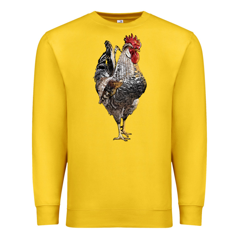 Cream Legbar Rooster Premium Sweatshirt by LillyAllenDesigns | Teevron