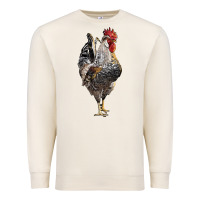 Sandshell cream legbar rooster Premium Sweatshirt - LillyAllenDesigns