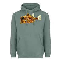 Sage humpback turretfish Heavyweight Hoodie - LillyAllenDesigns