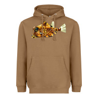 Toasted Coconut humpback turretfish Heavyweight Hoodie - LillyAllenDesigns