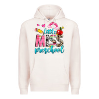 Pale Pink little miss preschool Premium Hoodie - NancyCooperArtShop