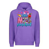 Purple little miss preschool Premium Hoodie - NancyCooperArtShop