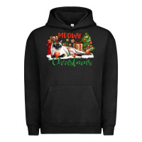 Pigment Black siamese cat meowy christmas Urban Hoodie - LillyAllenDesigns