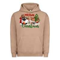 Pigment Burro siamese cat meowy christmas Urban Hoodie - LillyAllenDesigns
