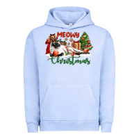 Pigment Grape Ice siamese cat meowy christmas Urban Hoodie - LillyAllenDesigns