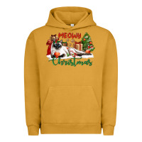 Pigment Peanut Butter siamese cat meowy christmas Urban Hoodie - LillyAllenDesigns