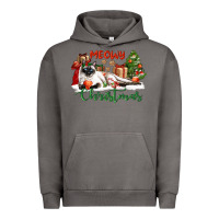 Siamese Cat Meowy Christmas Urban Hoodie | Teevron