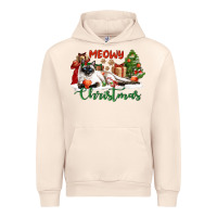Sandshell siamese cat meowy christmas Urban Hoodie - LillyAllenDesigns