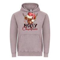 Vintage Zinc mooey christmas Vintage Hoodie - MaliasSmallBusiness
