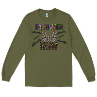 Army Green halloween mama Long Sleeve Tee - CowhideDigitalArt