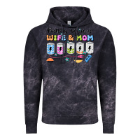 Cloud Black battery life of a wife & mom Vintage Hoodie - JahusDesignShop