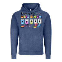 Vintage Denim battery life of a wife & mom Vintage Hoodie - JahusDesignShop