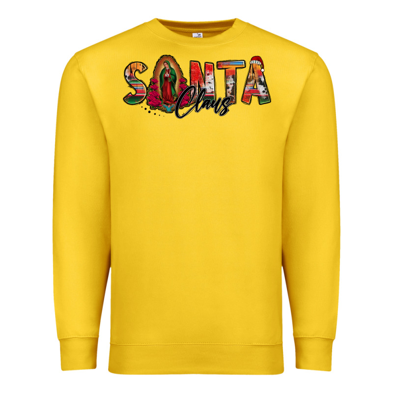 Santa Claus Lady Of Guadalupe Premium Sweatshirt by Jasminsmagicworld | Teevron