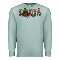 Seafoam santa claus lady of guadalupe Premium Sweatshirt - Jasminsmagicworld
