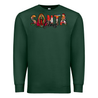 Sports Green santa claus lady of guadalupe Premium Sweatshirt - Jasminsmagicworld