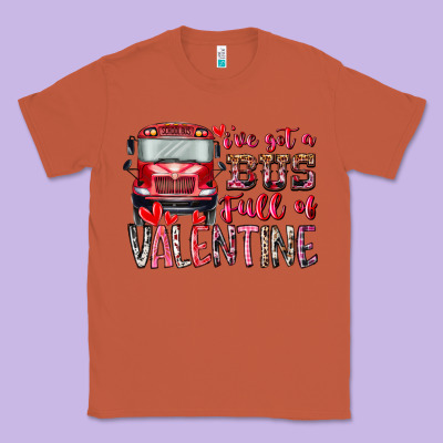 I've Got Bus Full Of Valentine Classic Tee Designed By Racoondesign