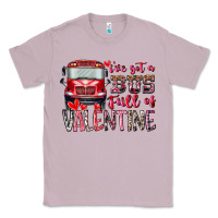 Lilac I've got bus full of Valentine Classic Tee - RacoonDesign