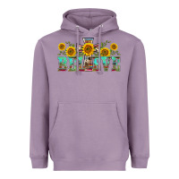 Lavender western believe sunflowers flowers Heavyweight Hoodie - BarkalooDesign