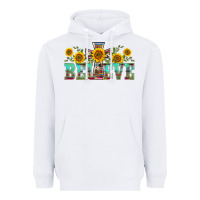 White western believe sunflowers flowers Heavyweight Hoodie - BarkalooDesign