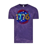 Cloud Purple western 1776 4th of july billie wilder Vintage Tee - texasbilliewilder