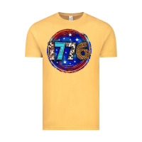 Vintage Mustard western 1776 4th of july billie wilder Vintage Tee - texasbilliewilder