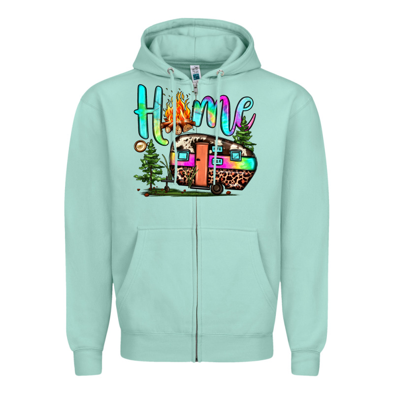 Home Camp Zipper Hoodie by JahusDesignShop | Teevron